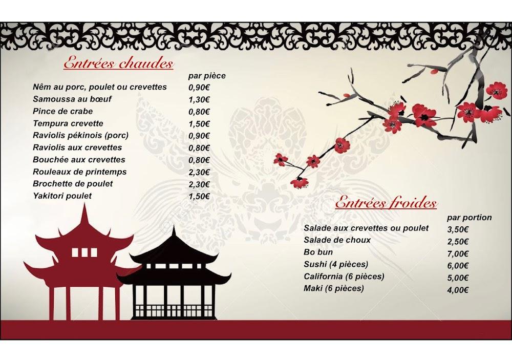 Restaurant Asiatique - Menu Image 3